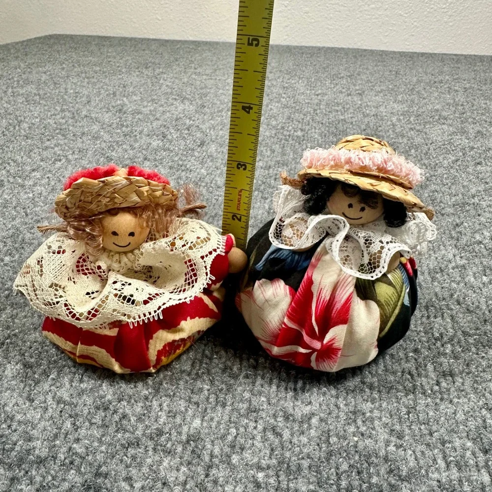 Vintage Handmade Hawaiian Hula Girl Dolls
